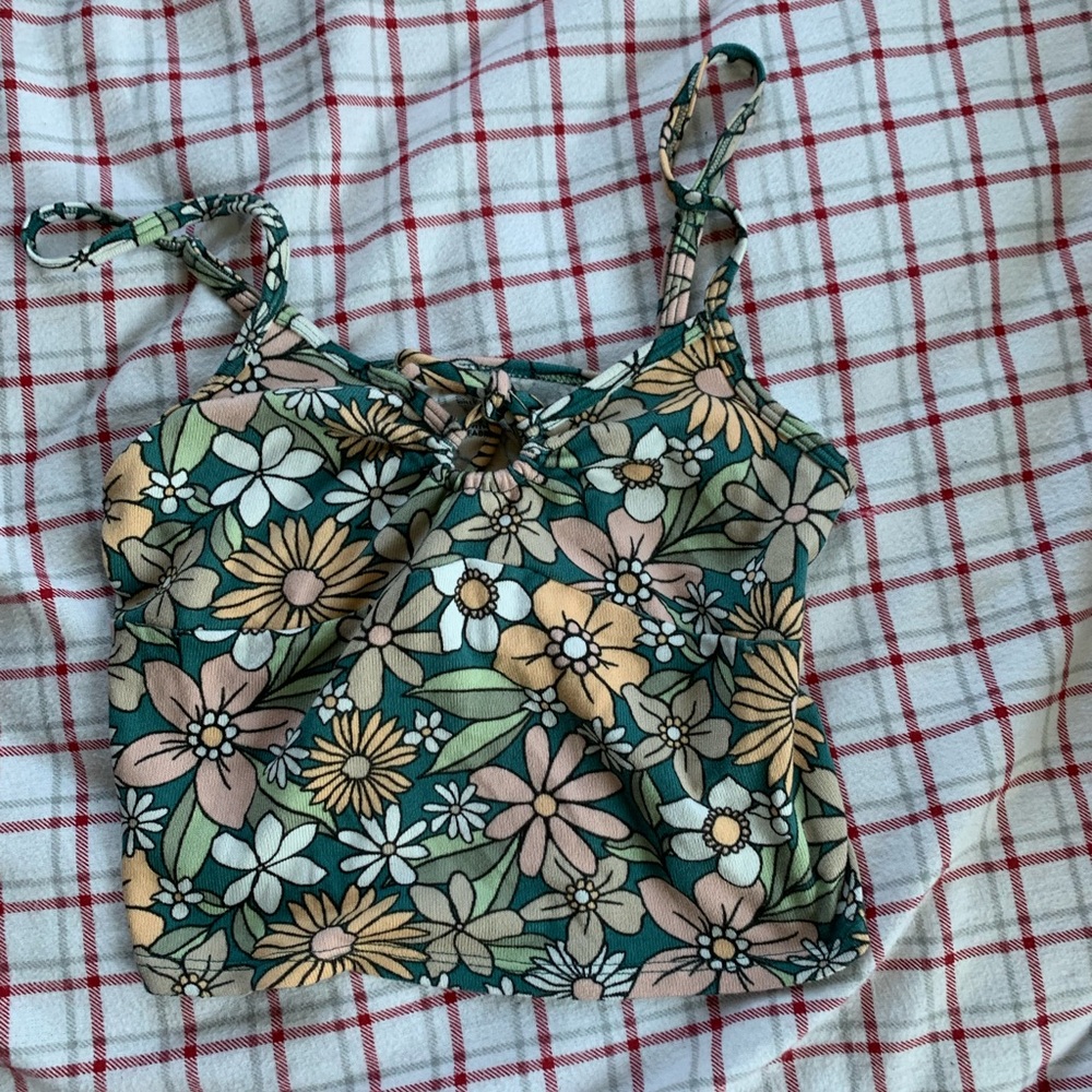 Hollister Floral tank top